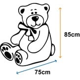 Grote Witte Knuffelbeer 160cm - I Love You & Hart - 60% Korting!