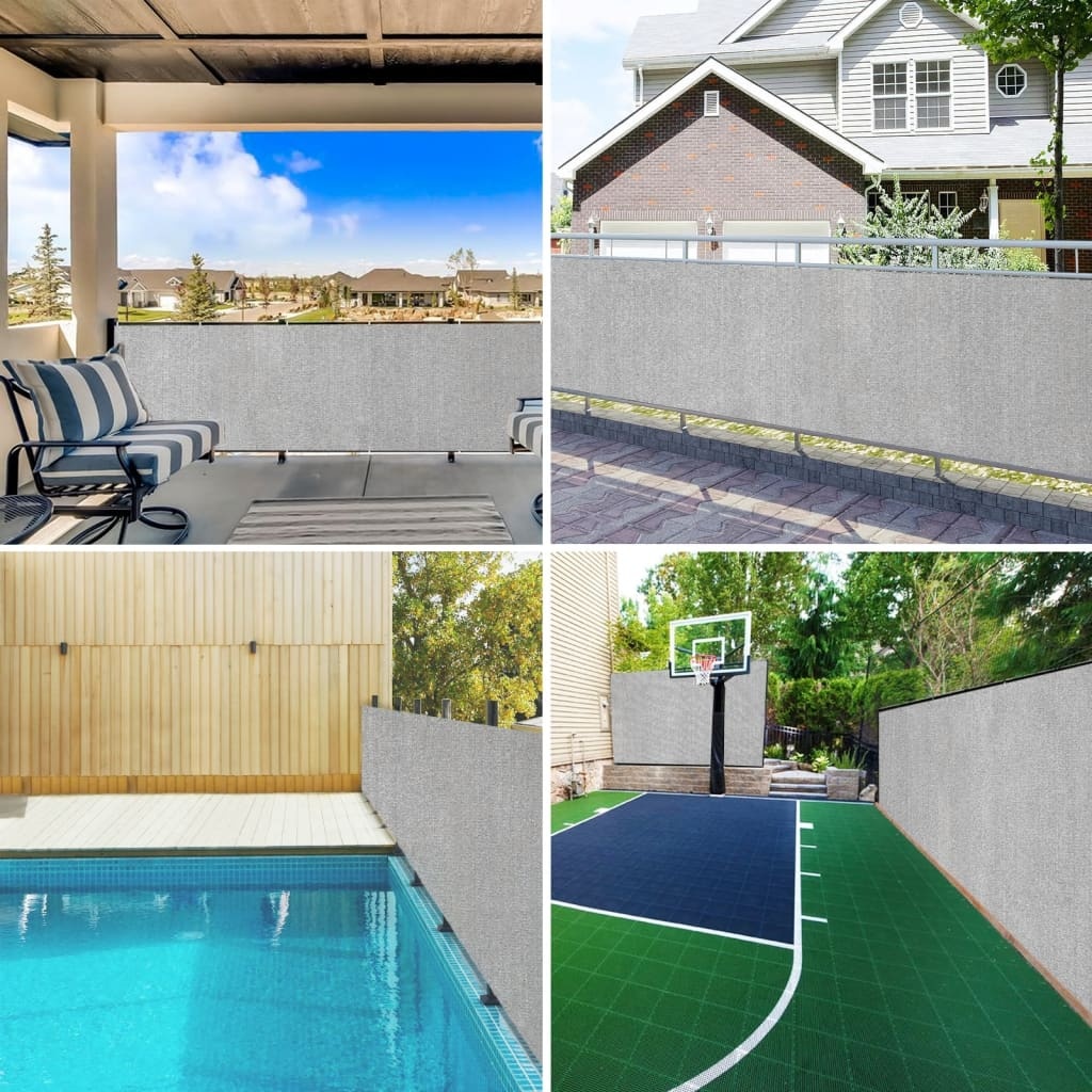 VidaXL Privacynet HDPE Lichtgrijs 1,8x25m | -55% Korting!