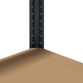 VidaXL Opbergrek 5-laags Staal/Hout Antraciet - 40% Korting!