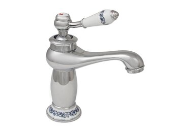 Retro Wastafelkraan Chroom | Vrijstaand | -40% Korting | Vintage Stijl