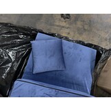 Luxe Logeermatras Navy Blauw - 200x70x15cm - Opvouwbaar - 60% Korting!