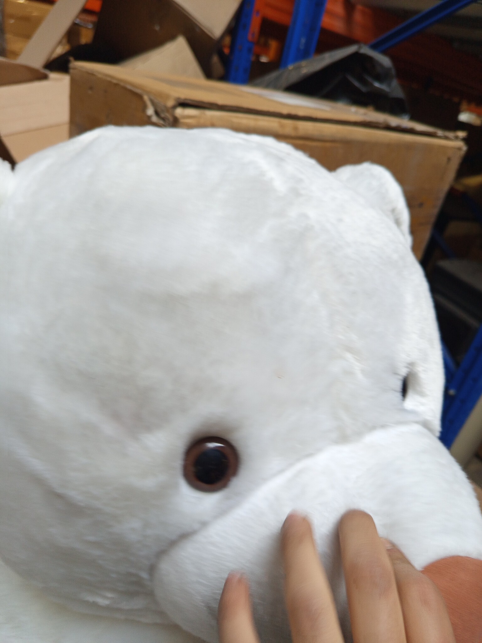 Grote Witte Knuffelbeer 160cm - I Love You & 60% Korting!