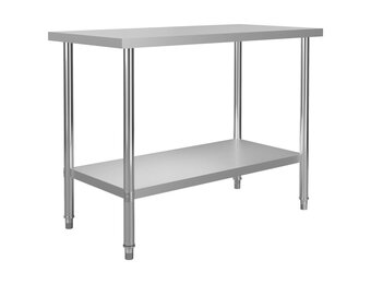 VidaXL Keukenwerktafel RVS 120x60x85cm | 40% Korting | Retourproduct