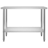 VidaXL Keukenwerktafel RVS 120x60x85cm | 40% Korting | Retourproduct