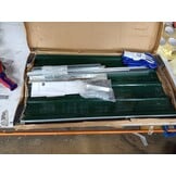 vidaXL Plantenbak verhoogd 480x80x45 cm gegalvaniseerd staal groen