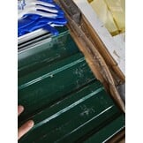 vidaXL Plantenbak verhoogd 480x80x45 cm gegalvaniseerd staal groen