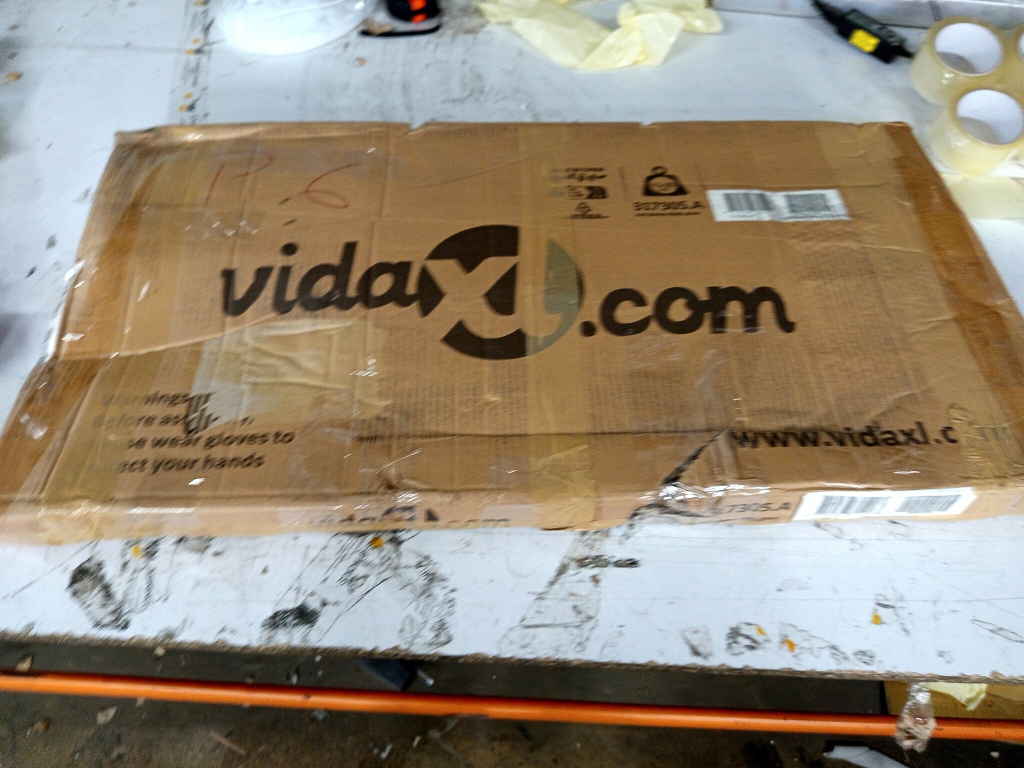 vidaXL Plantenbak verhoogd 480x80x45 cm gegalvaniseerd staal groen