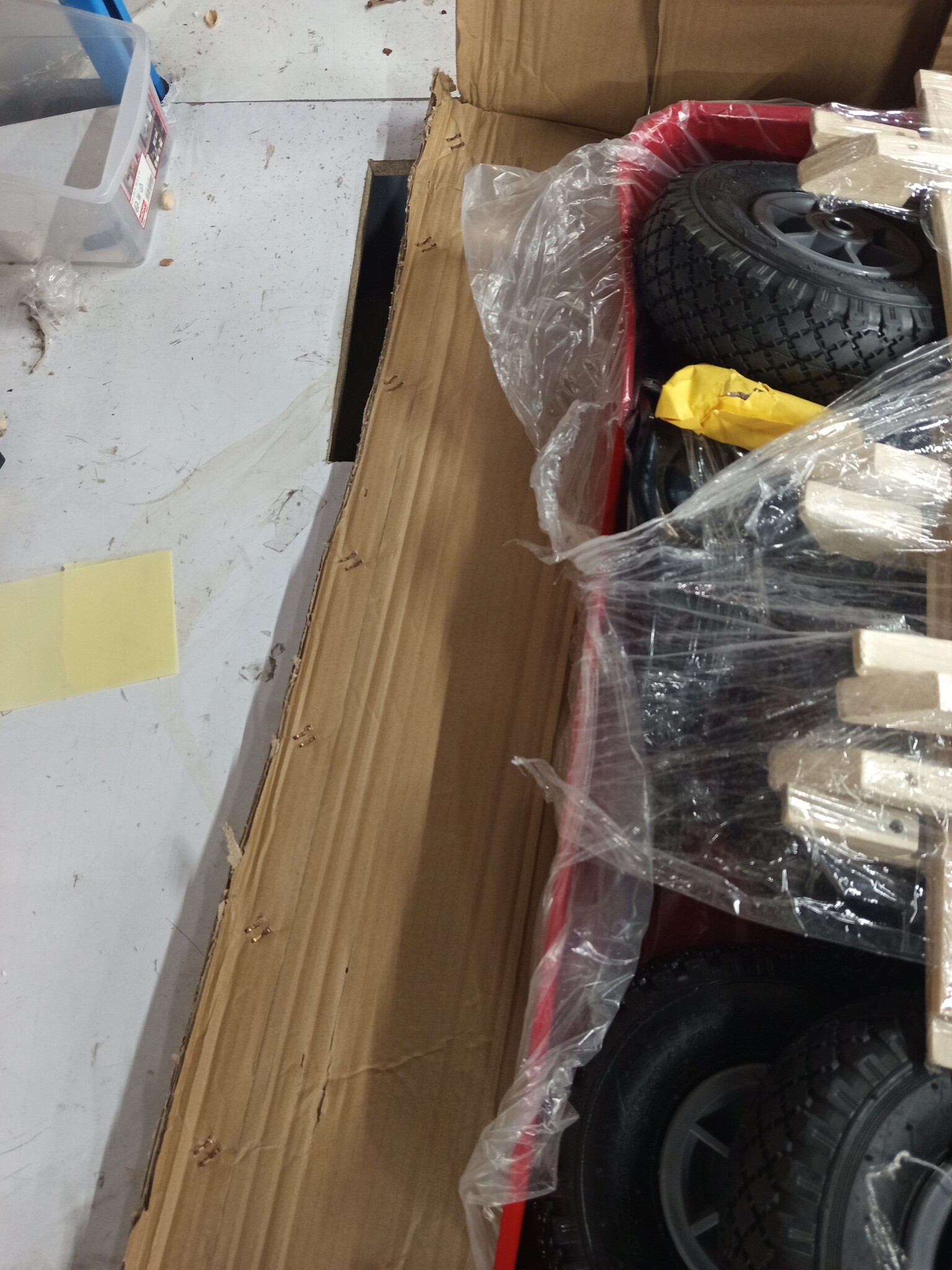 vidaXL Tuinwagen 150 kg rood