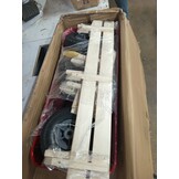 vidaXL Tuinwagen 150 kg rood