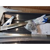 vidaXL Plantenbak verhoogd 480x80x77 cm gegalvaniseerd staal antraciet