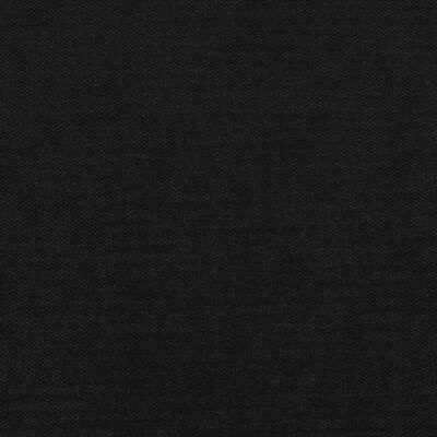 vidaXL Bedframe zonder matras stof zwart 180x200 cm