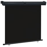 vidaXL Balkonscherm 175x250 cm zwart