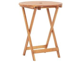 vidaXL Tuintafel inklapbaar 60x75 cm massief acaciahout