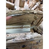 Peuterbed LUK - kinderbed met hek en matras - 160x80 cm - wit