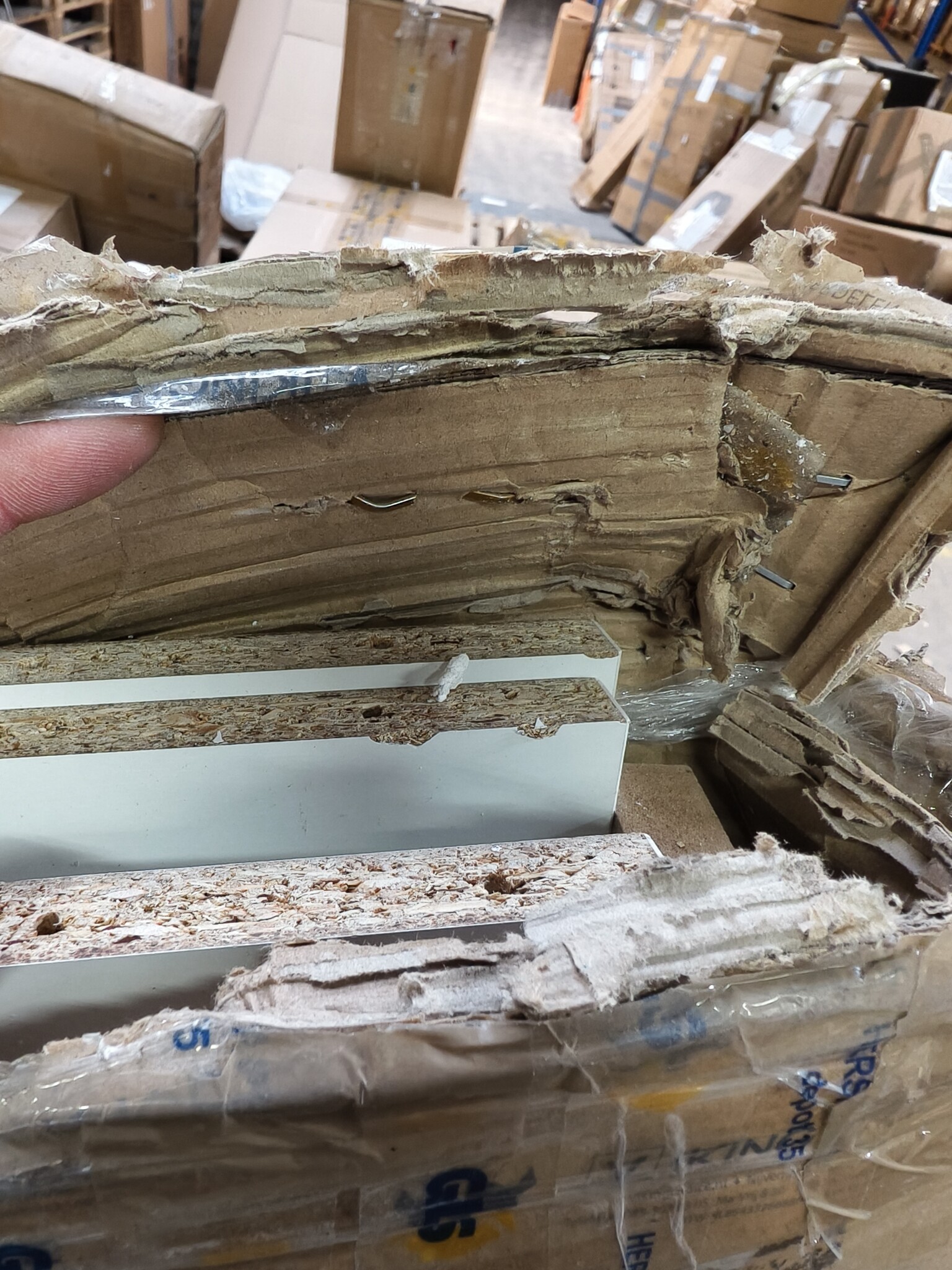 Peuterbed LUK - kinderbed met hek en matras - 160x80 cm - wit