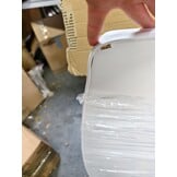 Peuterbed LUK - kinderbed met hek en matras - 160x80 cm - wit