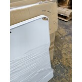 Peuterbed LUK - kinderbed met hek en matras - 160x80 cm - wit