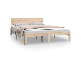 vidaXL Bedframe massief grenenhout 140x200 cm