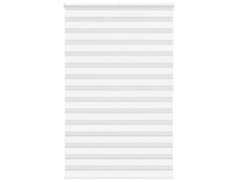 vidaXL Zebra rolgordijn 150x200 cm stofbreedte 145,9cm polyester wit