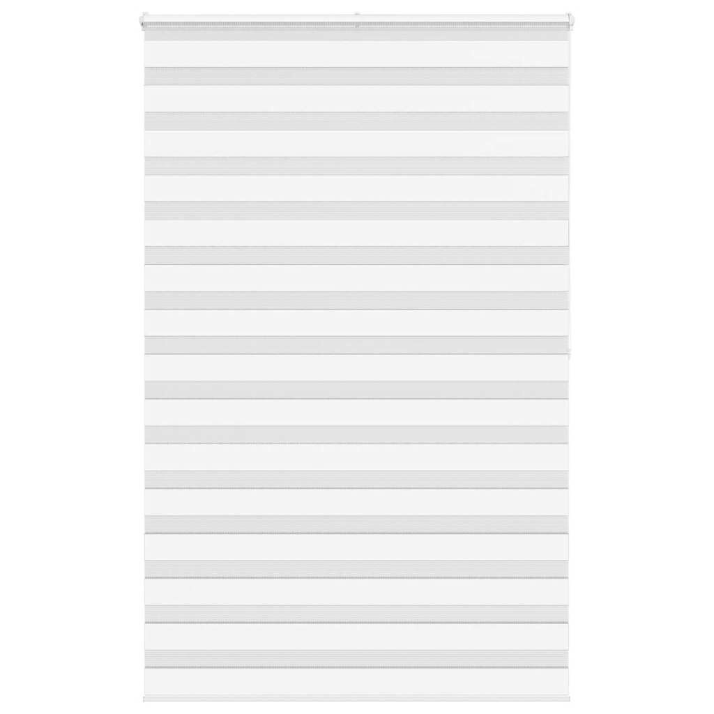 vidaXL Zebra rolgordijn 150x200 cm stofbreedte 145,9cm polyester wit