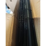 Hondenkooi Metaal Zwart 119x74x114cm Dubbele Deur Verhoogd