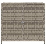 vidaXL Tuinkast 83x45x76 cm poly rattan grijs