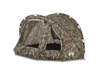 vidaXL Camouflage Vistent 4-persoons - 40% Korting!