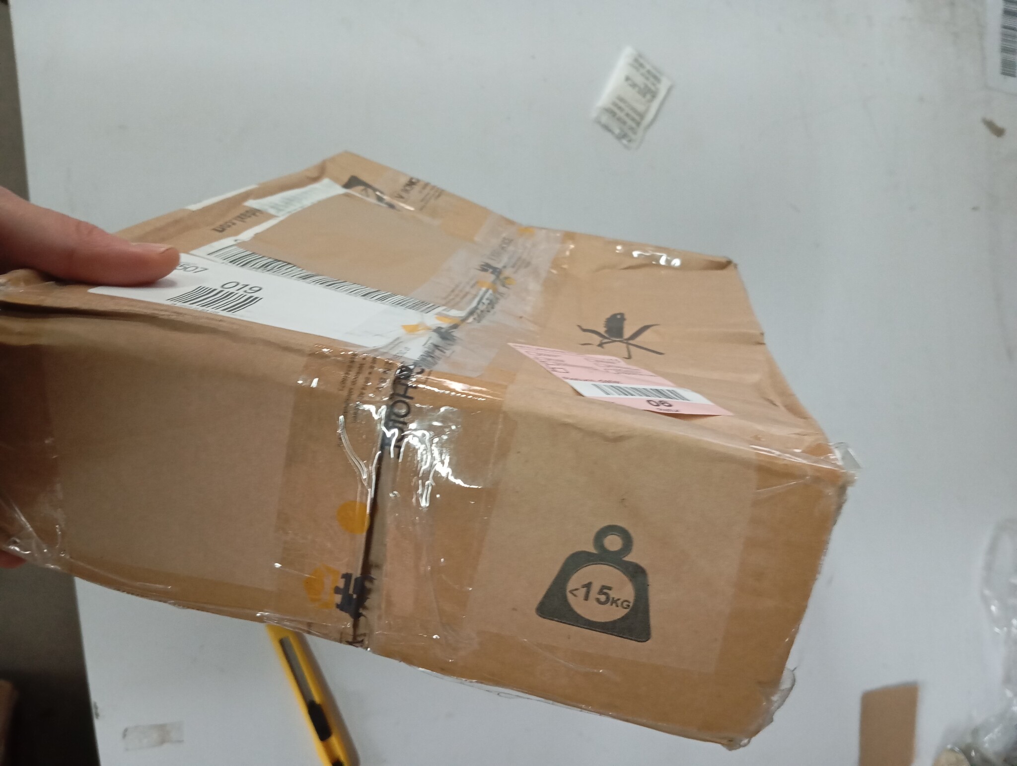 vidaXL Sierkussens Donkergrijs 2 st. 15x50cm - 40% Korting! Verpakking beschadigd.