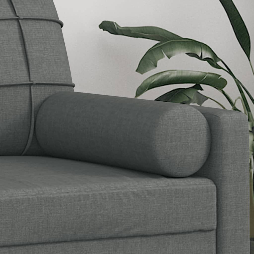 vidaXL Sierkussens Donkergrijs 2 st. 15x50cm - 40% Korting! Verpakking beschadigd.