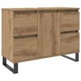 VidaXL Badkamerkast Artisanaal Eiken 80x33x60 cm - 40% Korting!