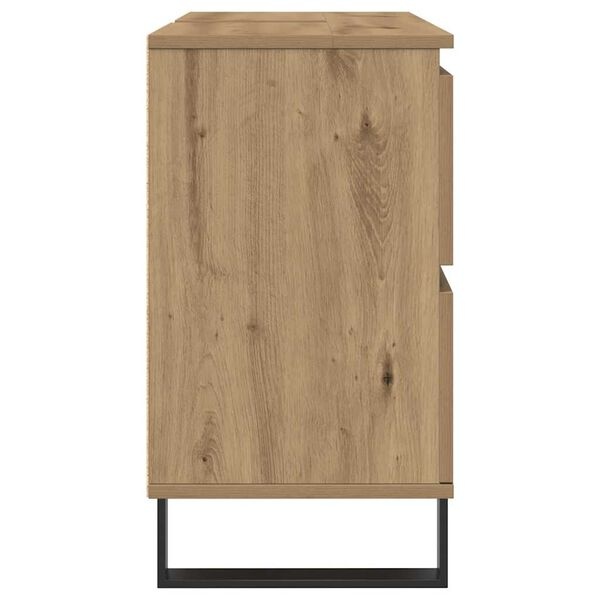 VidaXL Badkamerkast Artisanaal Eiken 80x33x60 cm - 40% Korting!
