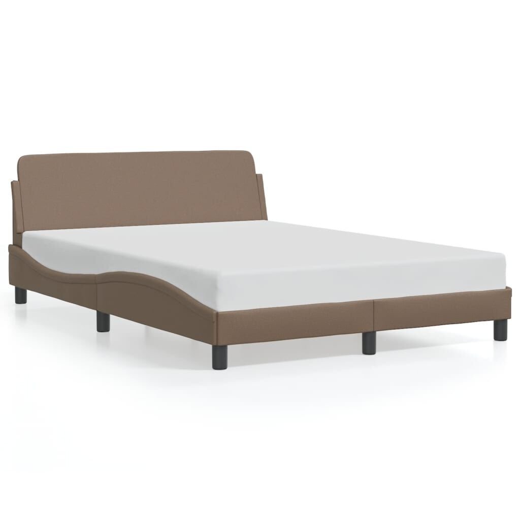 vidaXL Bedframe Cappuccino Kunstleer 140x190cm - 47% Korting! Ongebruikt!