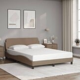 vidaXL Bedframe Cappuccino Kunstleer 140x190cm - 47% Korting! Ongebruikt!