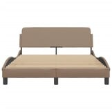 vidaXL Bedframe Cappuccino Kunstleer 140x190cm - 47% Korting! Ongebruikt!