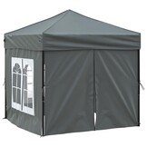 VidaXL Partytent Inklapbaar 2x2m Antraciet | Nu met 55% Korting!