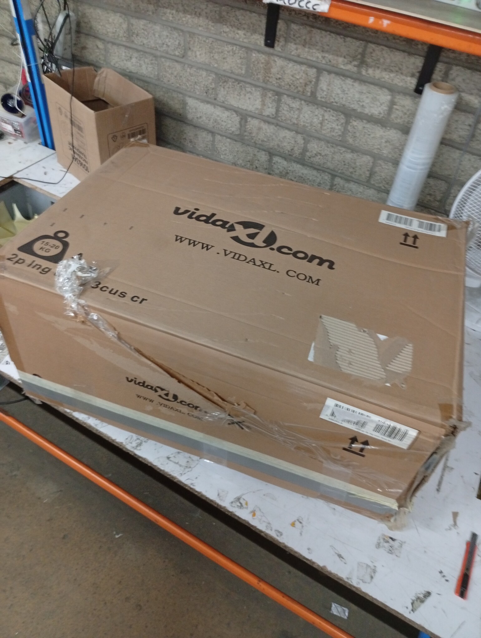 VidaXL Tuinbank 2-zits Grenenhout Grijs - 55% Korting!