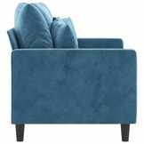VidaXL Tweezitsbank Blauw Fluweel - 55% Korting!