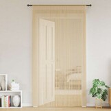 VidaXL Draadgordijnen Beige 100x250 cm (2 st) - 40% Korting!
