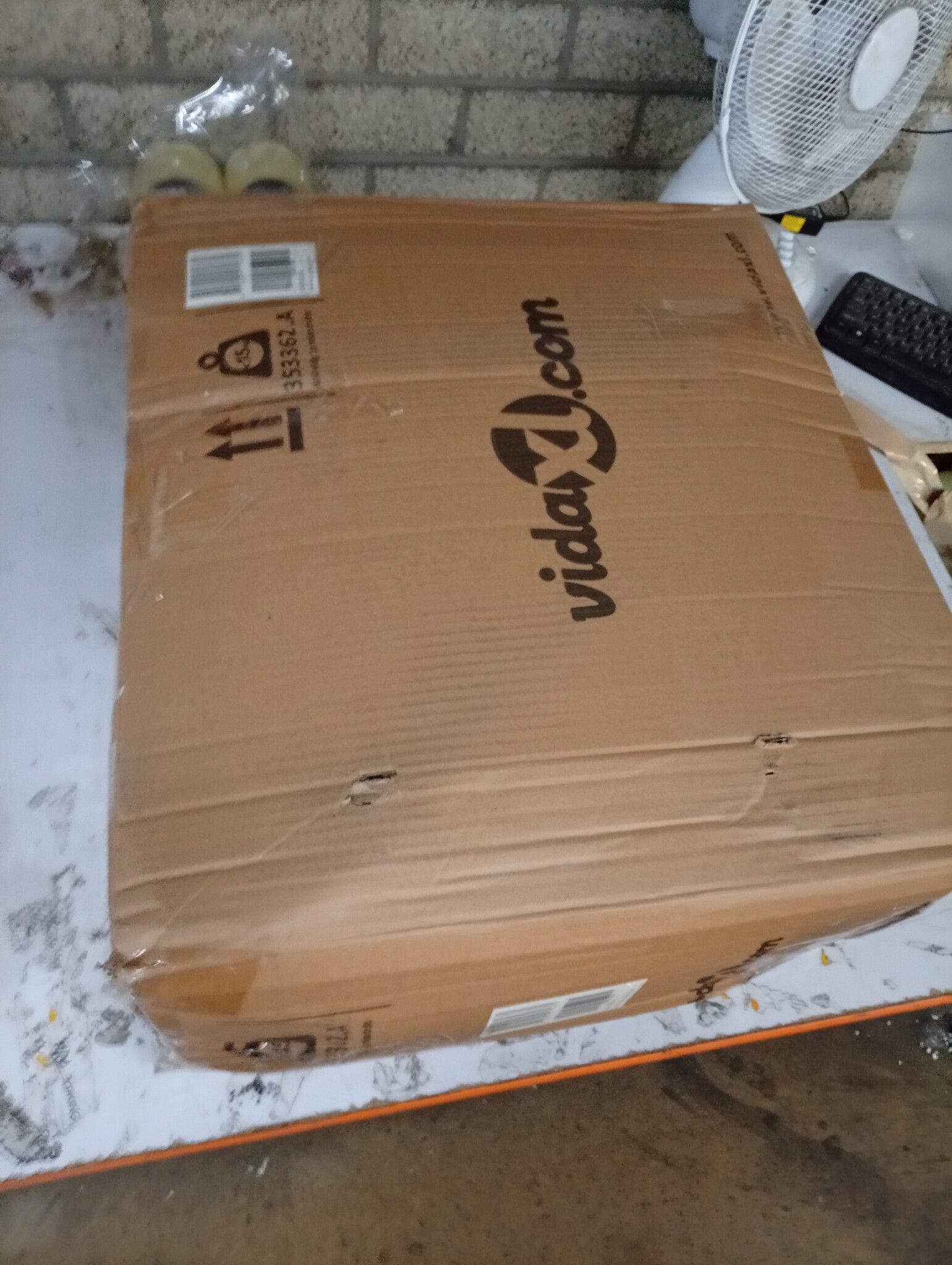 vidaXL Schommelstoel Fluweel Donkergrijs | 55% Korting | Als Nieuw!