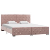 VidaXL Fluweel Bedframe Roze 160x200 | 40% Korting | Showmodel!