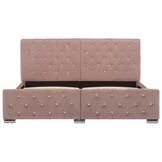 VidaXL Fluweel Bedframe Roze 160x200 | 40% Korting | Showmodel!