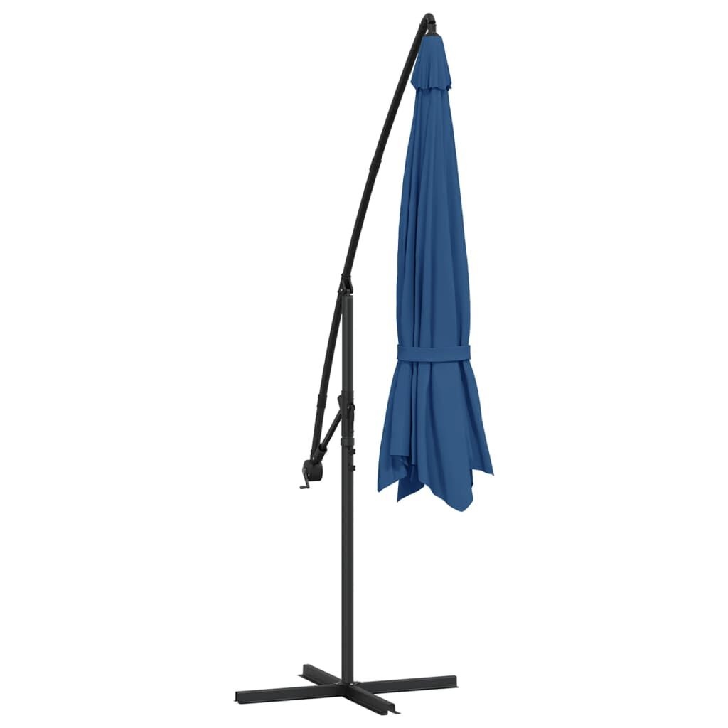 vidaXL Zweefparasol Blauw 350cm - 56% Korting! Slechts 1 Stuk!