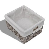 VidaXL Kast met 3 Weefmanden - Hout Bruin | 51% Korting!