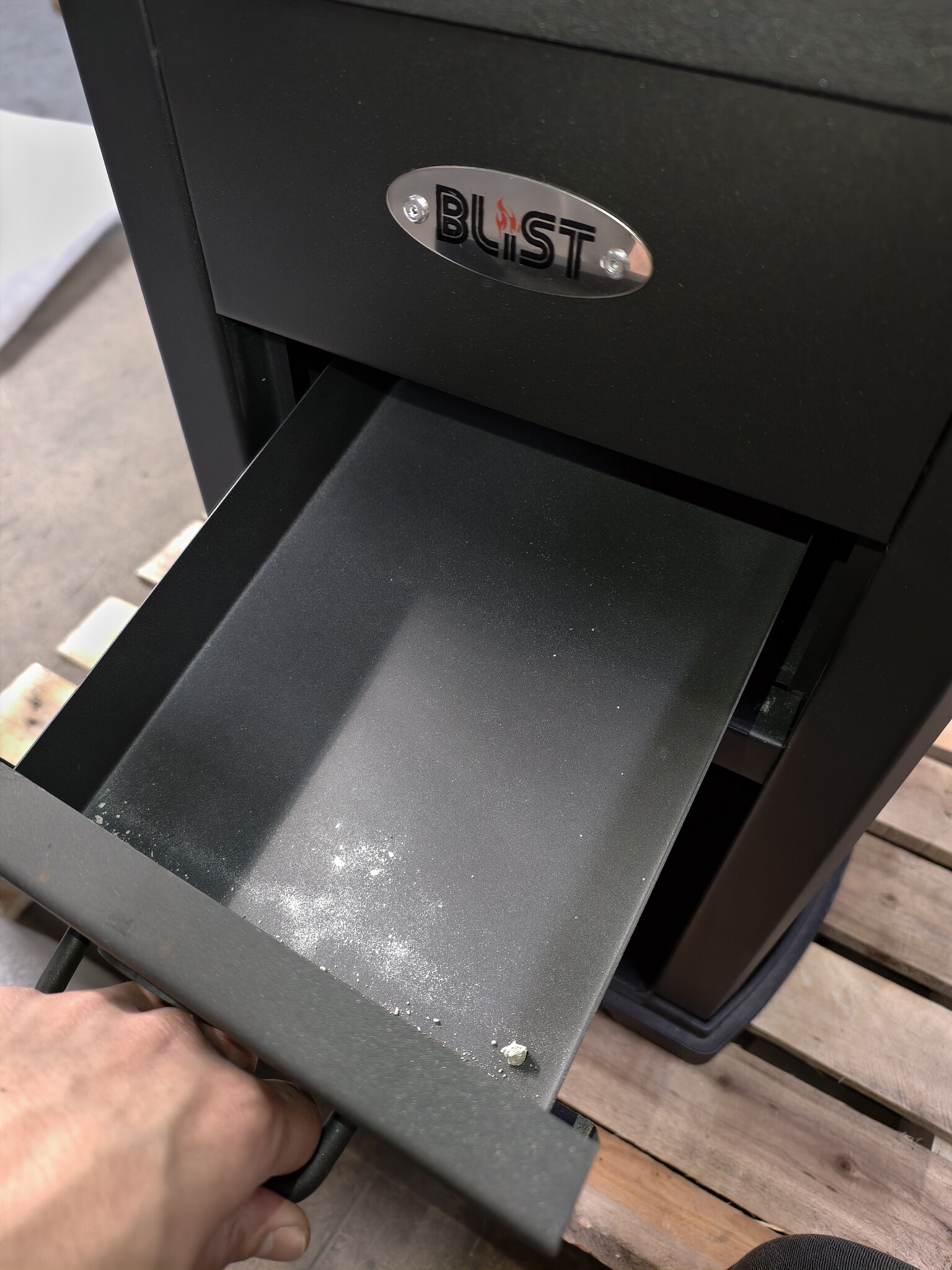 Houtkachel Antraciet 6.6-8.5kW - 40% Korting!