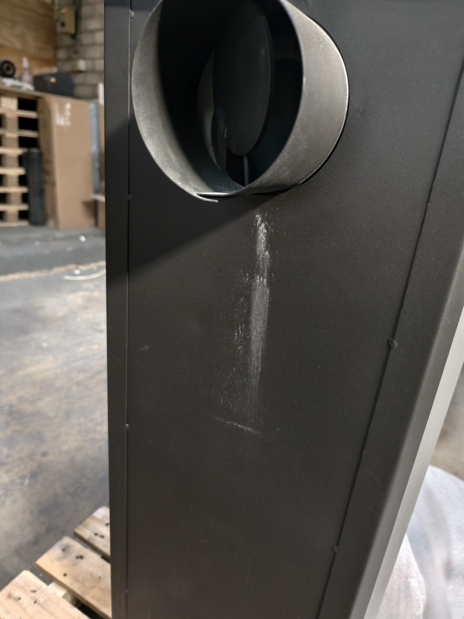 Houtkachel Antraciet 6.6-8.5kW - 40% Korting!