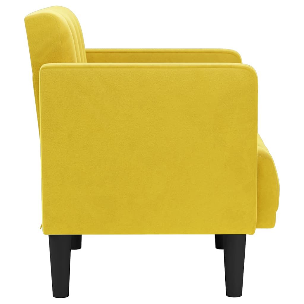 VidaXL Gele Fluwelen Fauteuil - 35% Korting! (Ongebruikt)