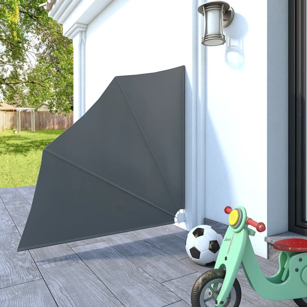 VidaXL Balkonscherm Inklapbaar 140x140cm Grijs - NU 40% KORTING!