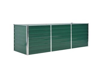 VidaXL Verhoogde Plantenbak 240x80x77cm Groen | 40% Korting!