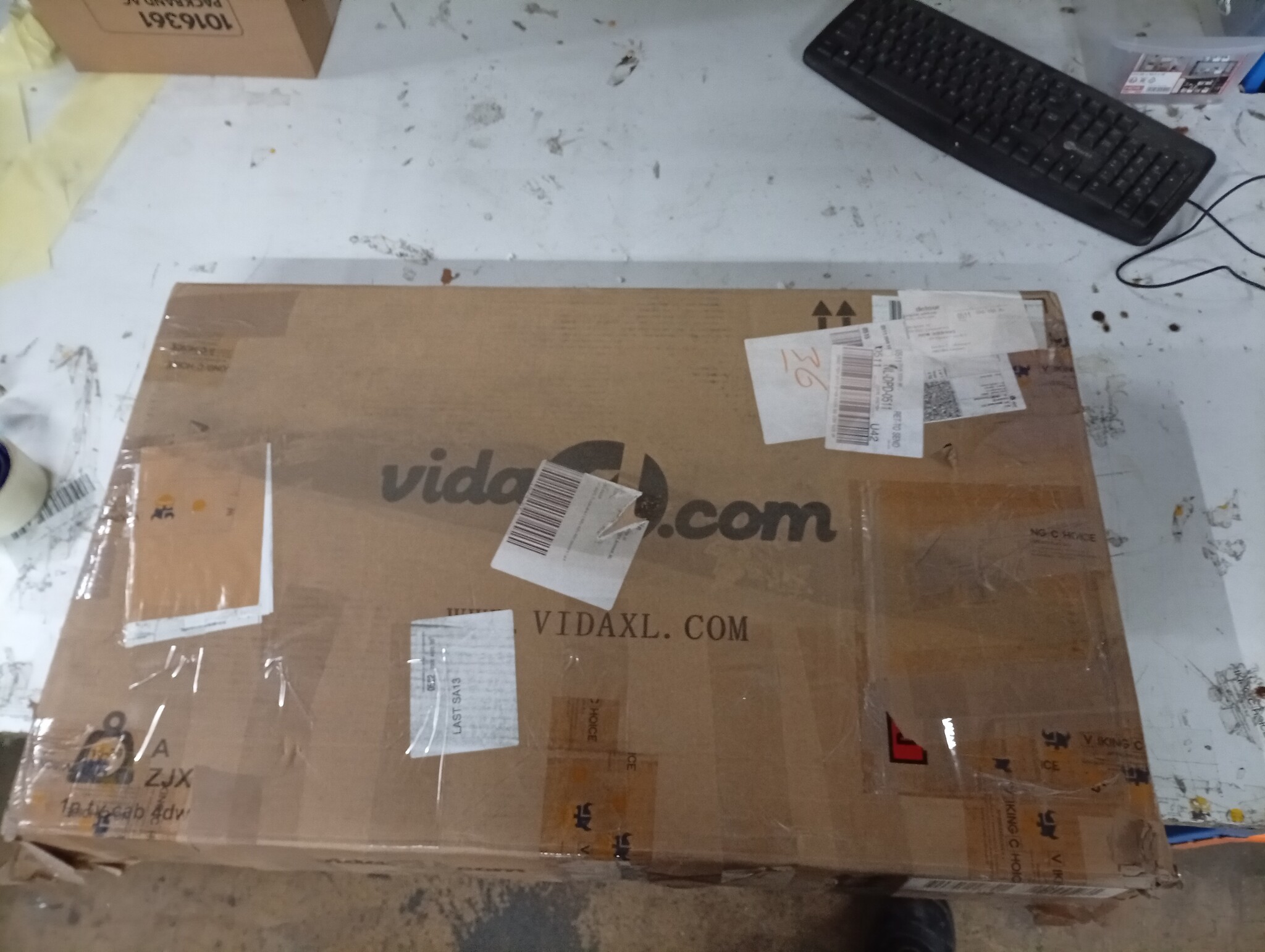 VidaXL TV-meubel Grenenhout Wit 140x40x40cm | Nu 55% Korting!