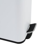 Pedaalemmer Badkamer Wit Bamboe 5L - 40% Korting | Zo Goed Als Nieuw!